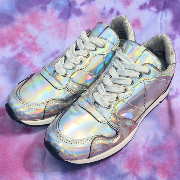 Steve Madden Holographic Sneakers: 7 - Picture 3 of 15